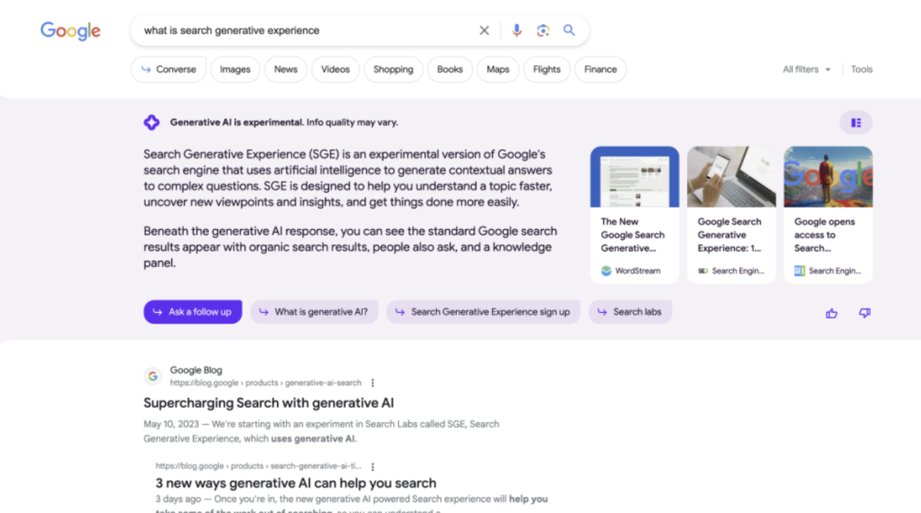 SGE Search Generative Experience Ce Inseamna SGE SGE-Search-Generative-Experience-Ce-inseamna-SGE