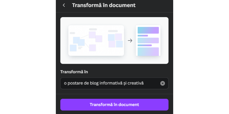 Transformare Design In Document transformare design in document