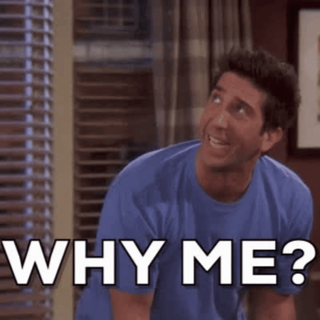 De Ce Scade Traficul Organic 1024x1024 Meme Why Me pentru articol despre traficul organic